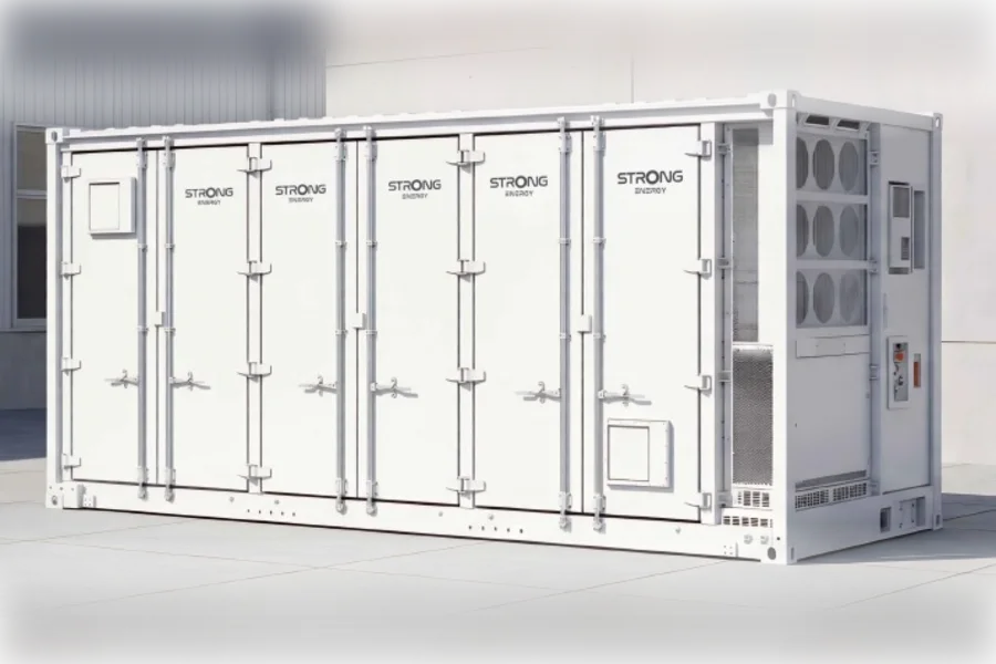 Container di batterie di accumulo di grande taglia